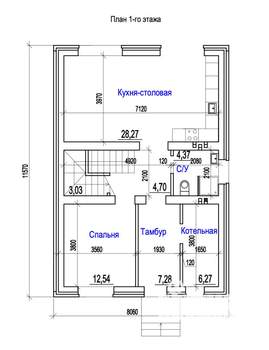 Коттедж 130м², 2-этажный, участок 5 сот.