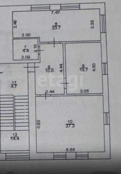 Дом 80м², 2-этажный, участок 8 сот.