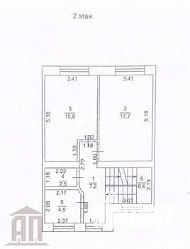 Таунхаус 171м², 2-этажный, участок 3 сот.