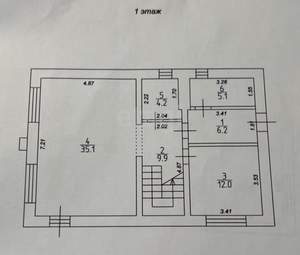 Дом 160м&sup2;, 2-этажный, участок 8 сот.  