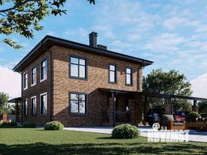 Коттедж 252м&sup2;, 2-этажный, участок 6 сот.  