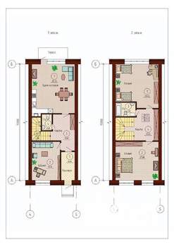 Таунхаус 120м&sup2;, 2-этажный, участок 2 сот.  