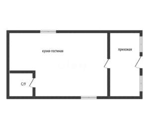 Дом 55м&sup2;, 1-этажный, участок 4 сот.  