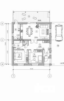 Коттедж 100м², 1-этажный, участок 5 сот.  