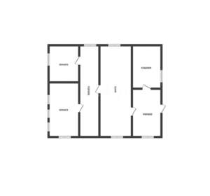 Дом 84м&sup2;, 1-этажный, участок 5 сот.  