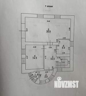 Дом 262м², 3-этажный, участок 4 сот.  