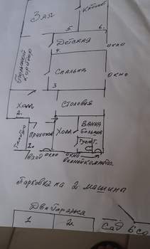 Дом 120м², 1-этажный, участок 6 сот.  