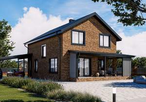 Дом 236м&sup2;, 2-этажный, участок 6 сот.  