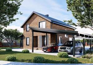 Дом 236м&sup2;, 2-этажный, участок 6 сот.  