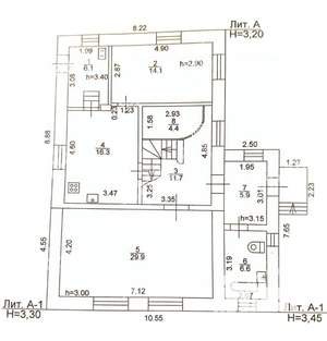 Дом 200м&sup2;, 2-этажный, участок 15 сот.  