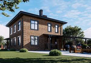 Дом 252м&sup2;, 2-этажный, участок 6 сот.  