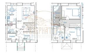 Дом 111м&sup2;, 2-этажный, участок 2 сот.  
