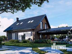 Коттедж 246м&sup2;, 2-этажный, участок 5 сот.  