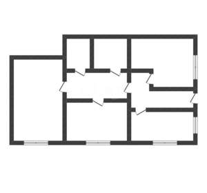 Дом 72м&sup2;, 1-этажный, участок 6 сот.  