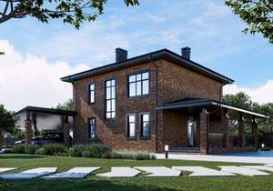 Дом 252м&sup2;, 2-этажный, участок 6 сот.  