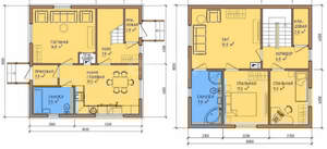 Дом 150м&sup2;, 2-этажный, участок 3 сот.  