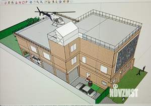 Дом 558м&sup2;, 3-этажный, участок 6 сот.  