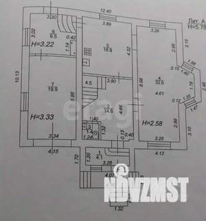 Дом 197м&sup2;, 3-этажный, участок 9 сот.  
