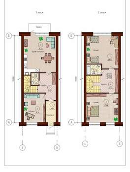 Дом 120м&sup2;, 2-этажный, участок 2 сот.  