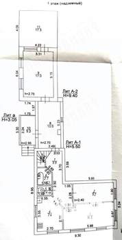 Дом 182м&sup2;, 3-этажный, участок 5 сот.  