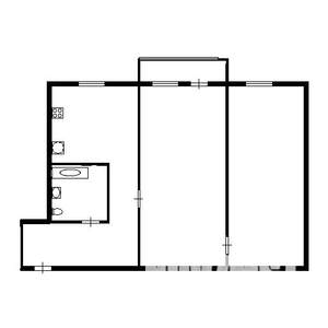 2-к квартира, на длительный срок, 46м2, 6/9 этаж