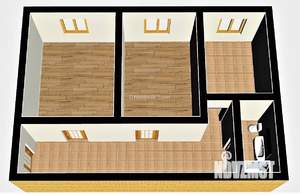 2-к квартира, посуточно, 65м2, 1/1 этаж