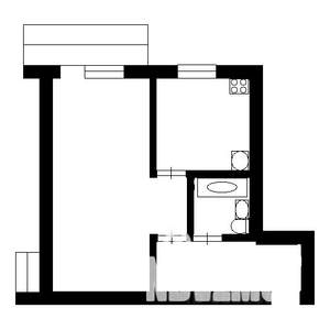 1-к квартира, на длительный срок, 35м2, 5/5 этаж
