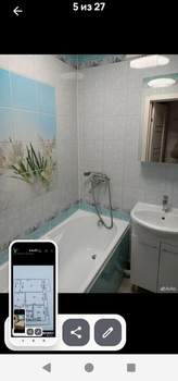 2-к квартира, на длительный срок, 41м2, 2/5 этаж