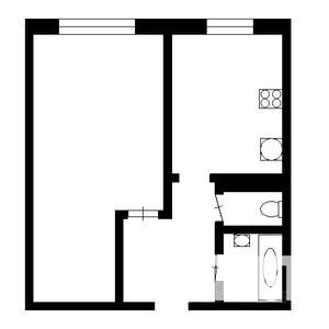 1-к квартира, на длительный срок, 36м2, 7/9 этаж