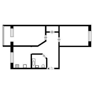 2-к квартира, на длительный срок, 48м2, 7/9 этаж