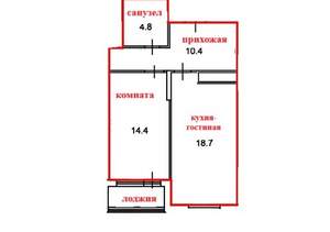 1-к квартира, на длительный срок, 50м2, 7/11 этаж