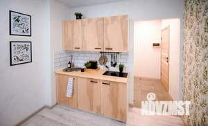 1-к квартира, посуточно, 21м2, 1/1 этаж