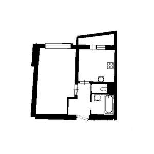 1-к квартира, на длительный срок, 40м2, 9/12 этаж