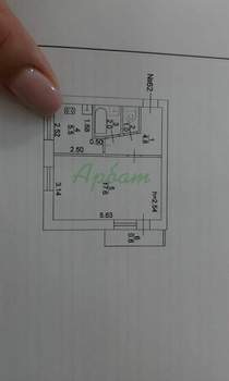 1-к квартира, на длительный срок, 31м2, 3/5 этаж