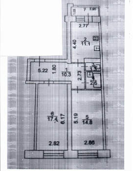2-к квартира, на длительный срок, 58м2, 1/3 этаж