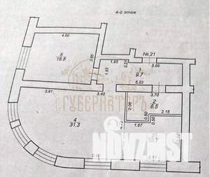2-к квартира, на длительный срок, 77м2, 4/4 этаж