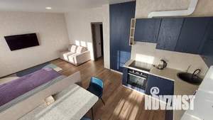 Студия квартира, посуточно, 42м2, 16/16 этаж