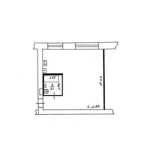 1-к квартира, вторичка, 31м2, 3/5 этаж