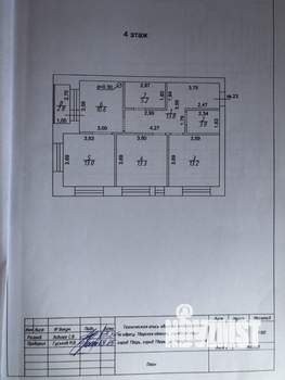 3-к квартира, вторичка, 76м2, 4/4 этаж