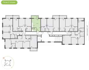 1-к квартира, вторичка, 30м2, 4/10 этаж