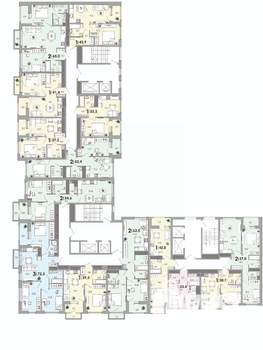 1-к квартира, вторичка, 44м2, 6/12 этаж