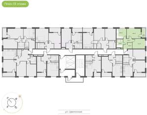 2-к квартира, вторичка, 50м2, 13/18 этаж