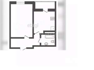 1-к квартира, вторичка, 42м2, 13/17 этаж