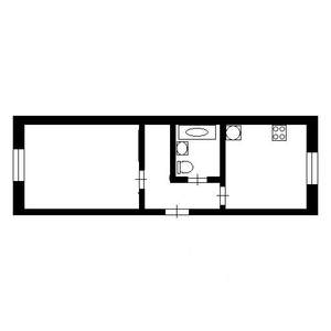 1-к квартира, вторичка, 38м2, 4/9 этаж