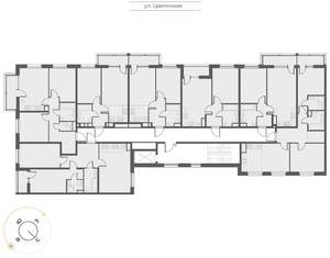 1-к квартира, вторичка, 40м2, 6/10 этаж