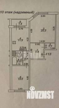 2-к квартира, вторичка, 60м2, 13/14 этаж
