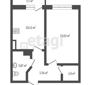 1-к квартира, вторичка, 36м2, 13/17 этаж