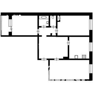 3-к квартира, вторичка, 70м2, 8/9 этаж