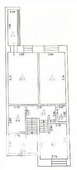2-к квартира, вторичка, 59м2, 5/12 этаж