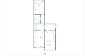 2-к квартира, сданный дом, 55м2, 7/15 этаж